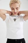Harry Potter Lisanslı Relax Fit Crop Tişört