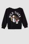 Erkek Çocuk Kaplan Baskılı Sweatshirt