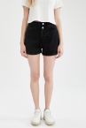 Mom Fit Jean Şort