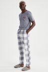 Regular Fit Pamuklu Kısa Kol Pijama Takım
