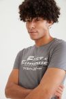 Fast and Furious Lisanslı Baskılı Slim Fit Bisiklet Yaka Kısa Kollu Pamuklu Penye Tişört