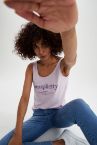 Regular Fit Slogan Baskılı Atlet