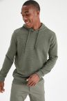 Regular Fit Kapüşonlu Basic Sweatshirt