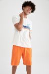 Regular Fit Baskılı Pijama Takımı