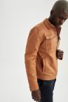 Slim Fit Süet Gömlek Ceket