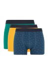 Defacto Fit Regular Fit Pamuk Elastan 3'lü Örme Boxer