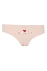 Fall In Love Kalp Baskılı Slip Külot