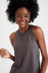 Halter Yaka Basic Regular Fit Spor Atlet