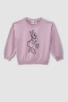 Kız Çocuk Daisy Duck Lisanslı Relax Fit Sweatshirt