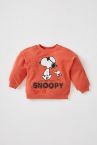 Erkek Bebek Snoopy Lisanslı Regular Fit Sweatshirt