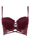 Dantelli Çapraz İp Detaylı Bralet