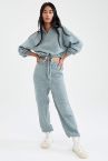 Beli Lastikli Relax Fit Triko Jogger Pantolon