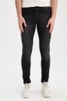 Super Skinny Düşük Bel Dar Paça Geri Dönüşümlü Jean Pantolon