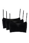 İp Askılı 3'lü Pamuklu Crop Top