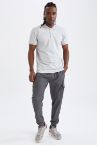 Slim Fit Kargo Eşofman Altı