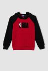 Erkek Çocuk NBA Lisanslı Regular Fit Kapüşonlu Sweatshirt