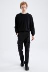 Defacto Fit Slim Fit Polar Astarlı Rüzgar Geçirmez Jogger Eşofman Altı