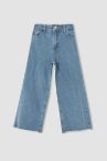 Kız Çocuk Wide Leg Jean Pantolon