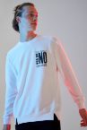 Coool Standart Fit Bisiklet Yaka Slogan Baskılı Pamuklu Sweatshirt