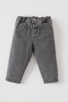 Kız Bebek Regular Fit İçi Penye Astarlı Isı Yalıtımlı Warmtech Jean Pantolon