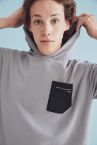 Coool Oversize Fit Baskılı Kapüşonlu Pamuklu Sweatshirt