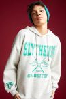 Harry Potter Lisanslı Oversize Kapüşonlu Uzun Kollu Sweatshirt