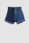 Kız Çocuk Mom Fit Jean Şort