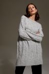 Relax Fit Bisiklet Yaka Triko Tunik