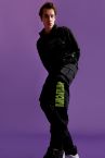 Regular Fit Esnek Paça Baskılı Kargo Cepli Chino Pantolon