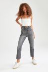 Mary Straight Fit Yüksek Bel Jean Pantolon