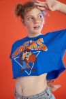 Coool NBA X Space Jam 2 New York Knicks Lisanslı Relax Fit Crop Tişört