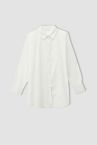 Oversize Fit Poplin Uzun Kollu Büyük Beden Gömlek