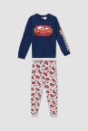 Erkek Çocuk Cars Lisanslı Regular Fit Bisiklet Yaka Lisanslı Pijama Takım