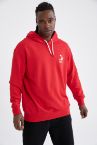 Shaquille O'Neal Lisanslı Oversize Fit Kapüşonlu Sırt Baskılı Sweatshirt