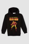 Erkek Çocuk Relax Fit Marvel Lisanslı Kapüşonlu Sweatshirt