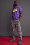 NBA Los Angeles Lakers Lisanslı Regular Fit Pijama Takımı