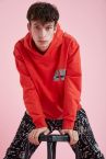 Looney Tunes Lisanslı Oversize Fit Kapüşonlu Uzun Kollu Sweatshirt