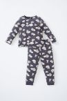 Kız Bebek Dumbo Lisanslı Uzun Kollu Pamuklu Pijama Takım