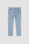 Erkek Çocuk Slim Fit Yırtık Detaylı Jean Pantolon