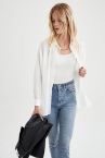 Basic Oversize Fit Gömlek Tunik