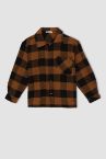 Erkek Çocuk Coool Regular Fit Ekose Flanel Oduncu Gömelek