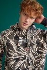 Defacto Fit Animal Planet Lisanslı Kapüşonlu İçi Yumuşak Tüylü Sweatshirt