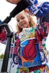 Kız Çocuk NBA Lisanslı Bisiklet Yaka Crop Sweatshirt