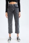 Mary Straight Fit Yüksek Bel Jean Pantolon