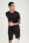 Defacto Fit Slim Fit Bisiklet Yaka Kısa Kollu Tişört