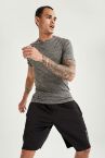 Defacto Fit Slim Fit Bisiklet Yaka Kısa Kollu Tişört