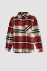 Erkek Çocuk Regular Fit Kareli Uzun Kollu Flanel Oduncu Gömlek