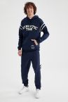 Regular Fit Triko Bantlı İçi Yumuşak Tüylü Jogger Eşofman Altı