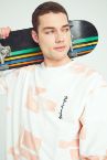 Oversize Fit Bisiklet Yaka Baskılı İçi Yumuşak Tüylü Sweatshirt