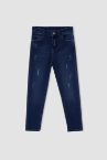 Erkek Çocuk Slim Fit Yırtık Detaylı Jean Pantolon